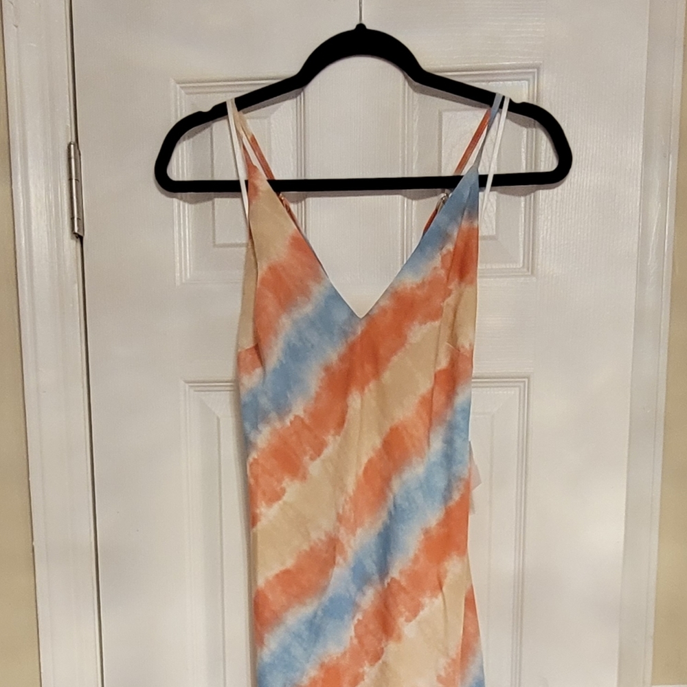 Tie-dye maxi dress